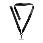 Secure Your Phone Set - Snappy Mirror Ring Holder MagSafe Compatible & 2-in-1 Utility Lanyard (Black)