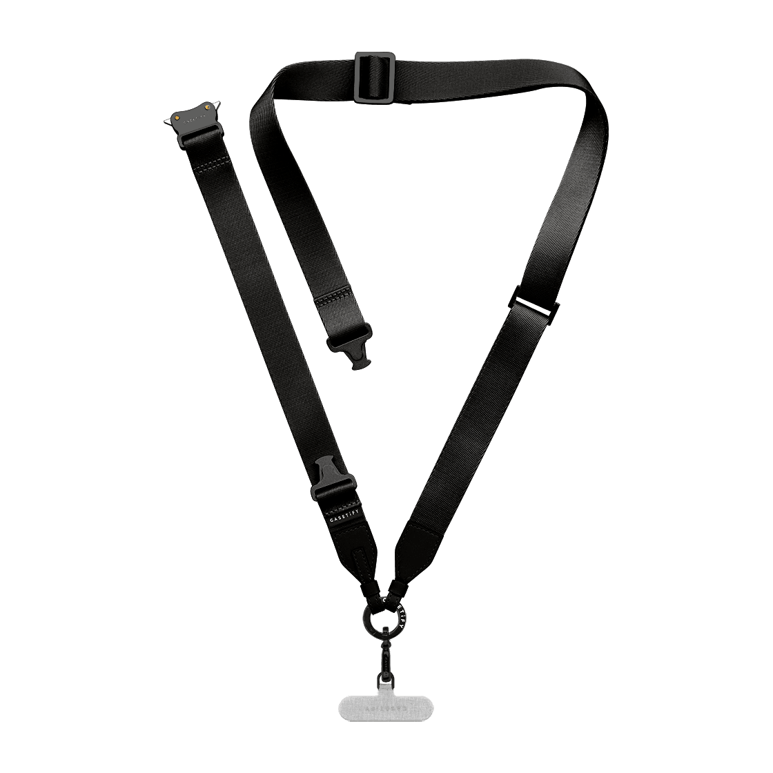 Secure Your Phone Set - Snappy Mirror Ring Holder MagSafe Compatible & 2-in-1 Utility Lanyard (Black)