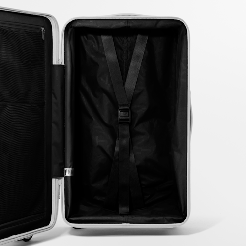 The Hot Dog | 29" Check-In Trunk Suitcase / Bounce Suitcase / Glossy Cloud White | Image 2