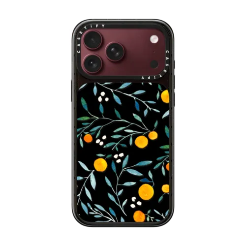 Orange Mania | iPhone 18 Pro Max / Impact Case MagSafe Compatible - Glossy / Glossy Black | Image 1