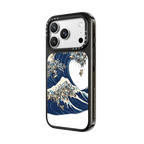 The great wave of pug | iPhone 18 Pro Max / Impact Case MagSafe Compatible - Glossy / Glossy Black | Image 2