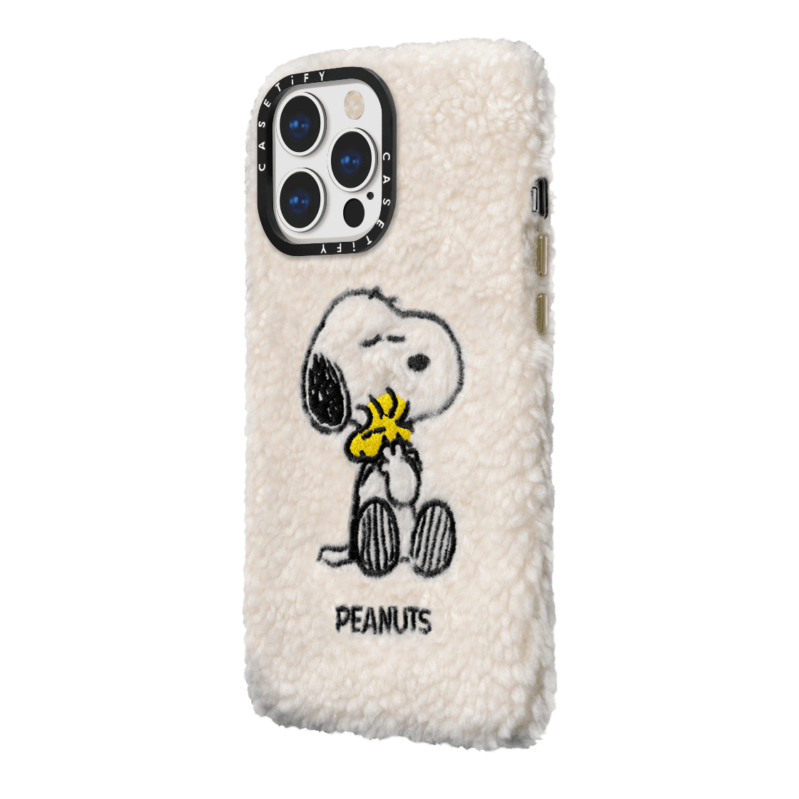 CASETiFY x Snoopy iPhone 13 Pro Max Plush Case Snoopy - Cream