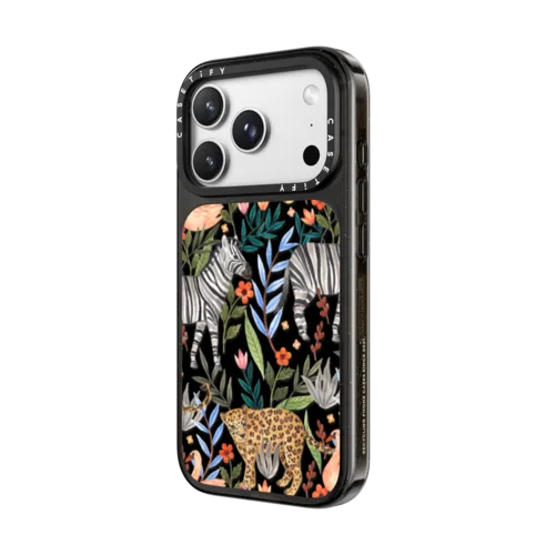 Moody Jungle | iPhone 18 Pro Max / Impact Case MagSafe Compatible - Glossy / Glossy Black | Image 2