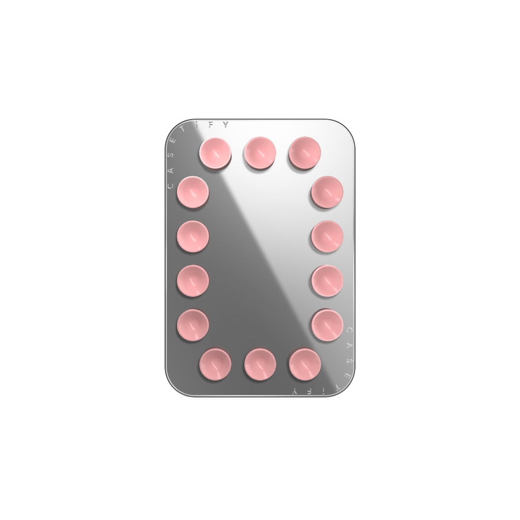 Snappy Snap & Stick Mirror Cardholder Stand MagSafe Compatible - Primrose Pink