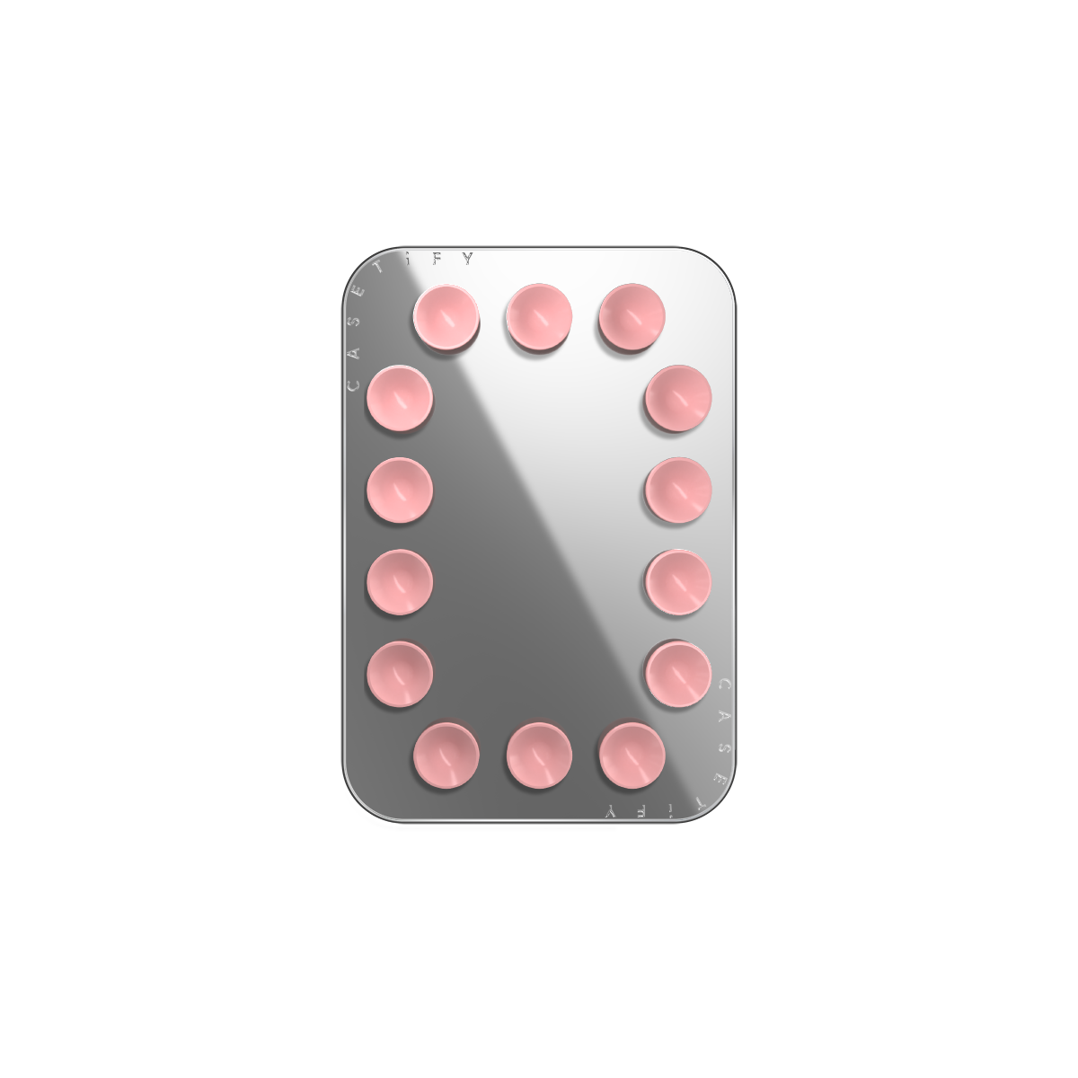 Snappy Snap & Stick Mirror Cardholder Stand MagSafe Compatible - Primrose Pink