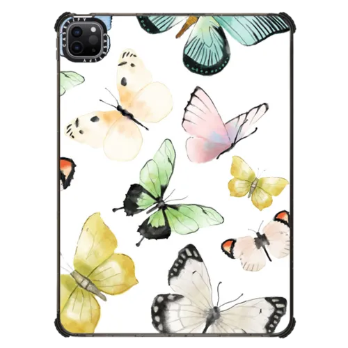 butterflies | iPad Pro 11-inch (3rd/4th gen) / iPad Impact Case / Black | Image 1