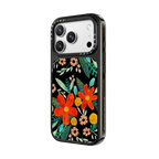 Red Flowers | iPhone 18 Pro Max / Impact Case MagSafe Compatible - Glossy / Glossy Black | Image 2