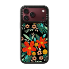 Red Flowers | iPhone 18 Pro Max / Impact Case MagSafe Compatible - Glossy / Glossy Black | Image 1