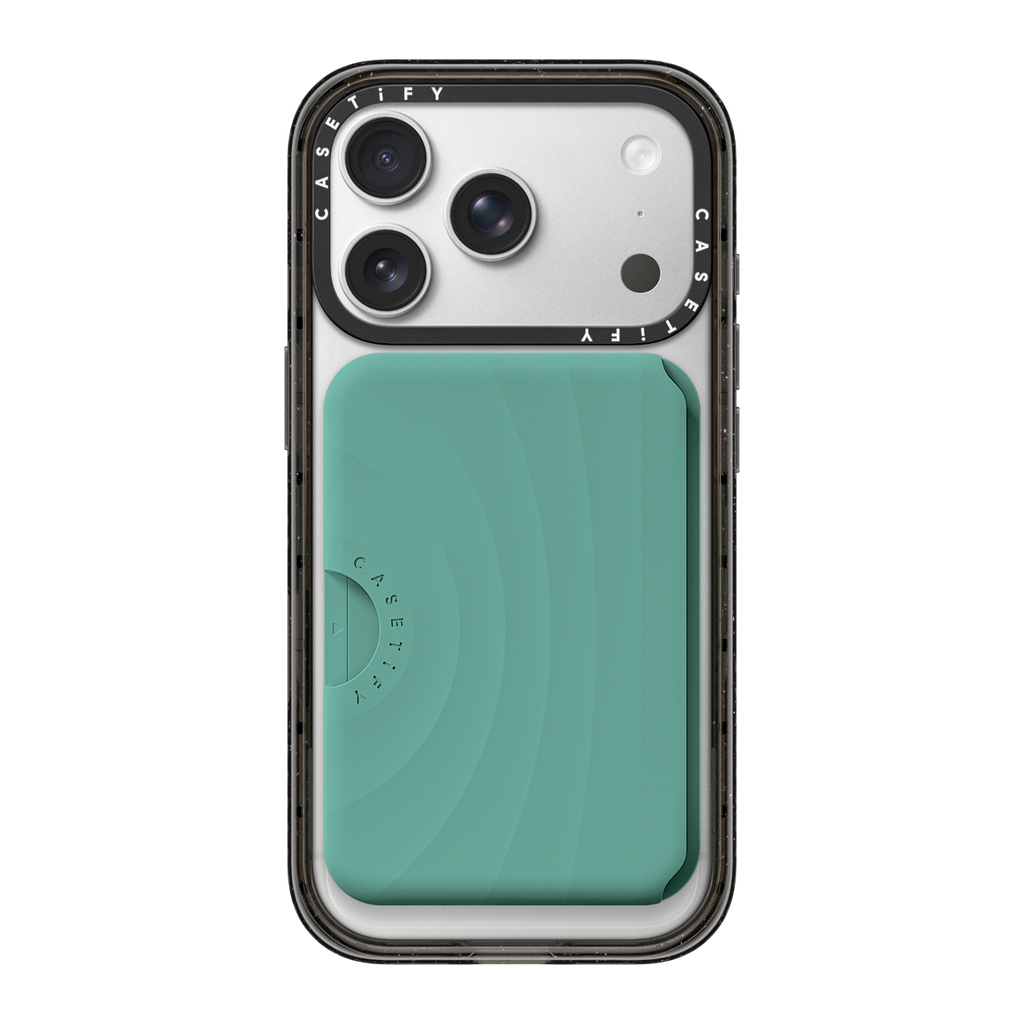 Snappy Ripple Wallet MagSafe Compatible - Bottle Green | Image 1