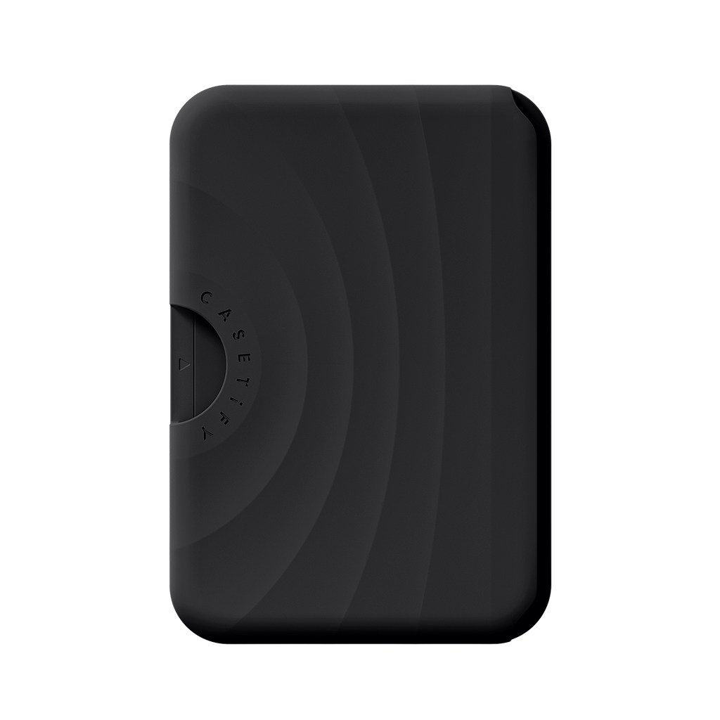 Snappy Ripple Wallet MagSafe Compatible - Black