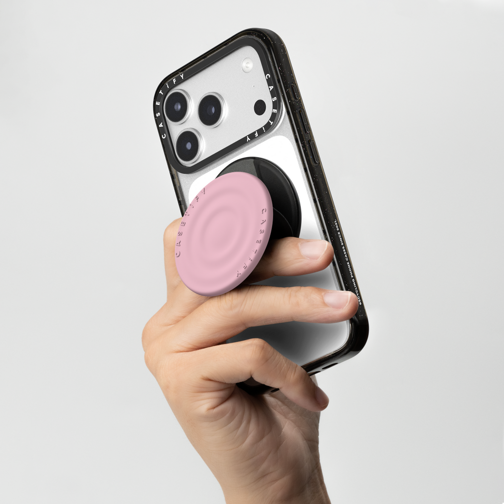 Snappy Ripple Grip Stand MagSafe Compatible - Primrose Pink