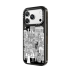 vintage halloween black white transparent | iPhone 18 Pro Max / Impact Case MagSafe Compatible - Glossy / Glossy Black | Image 2