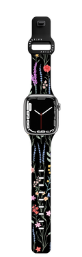 The meadows / petit  floral on black | Apple Watch Series 11 & 12 (46mm) / Impact Band / Black | Image 1