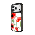 Red poppies | iPhone 18 Pro Max / Impact Case MagSafe Compatible - Glossy / Glossy Black | Image 2
