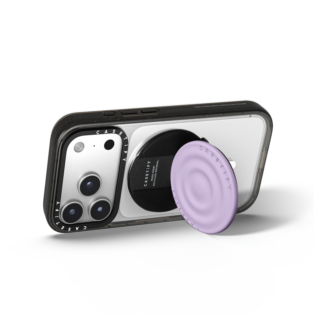 Snappy Ripple Grip Stand MagSafe Compatible - Lavender