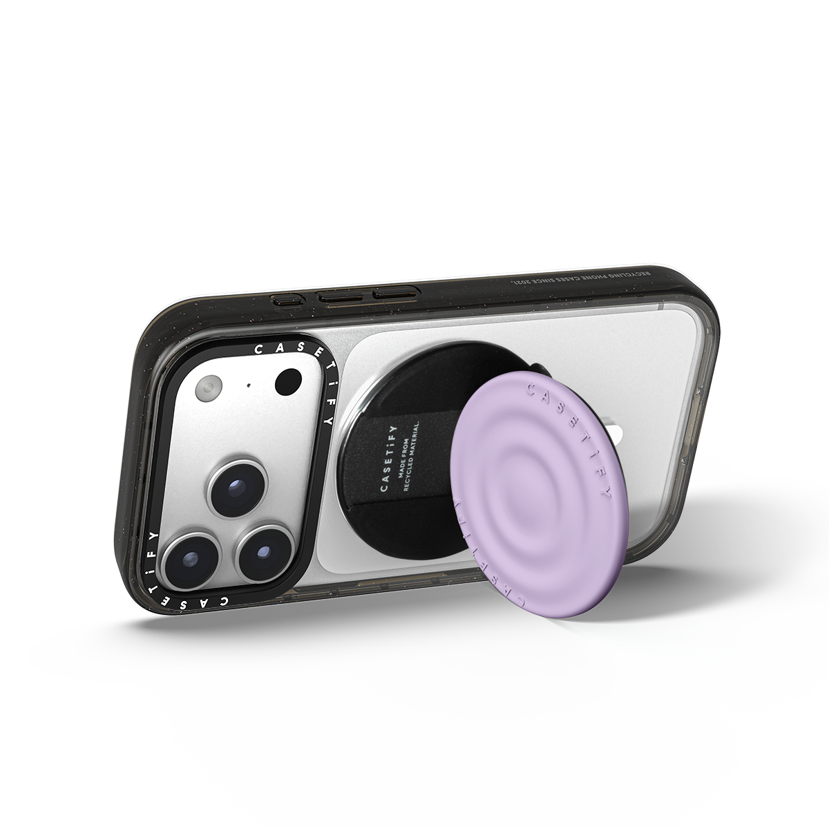 Snappy Ripple Grip Stand MagSafe Compatible - Lavender