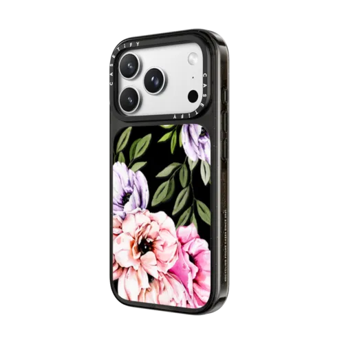 Anemones | iPhone 18 Pro Max / Impact Case MagSafe Compatible - Glossy / Glossy Black | Image 2