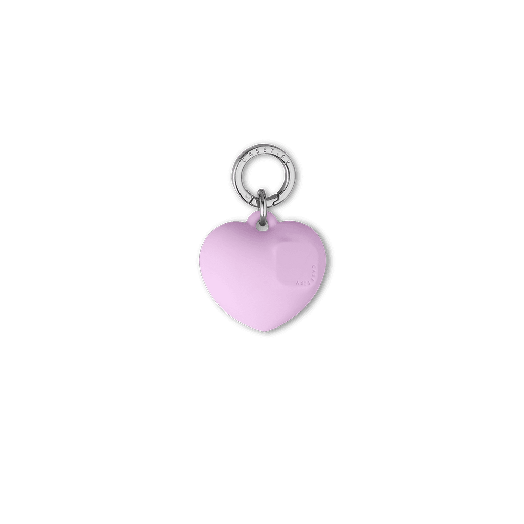 Charm Keychain - Puffy Heart - Primrose Pink  | Image 1