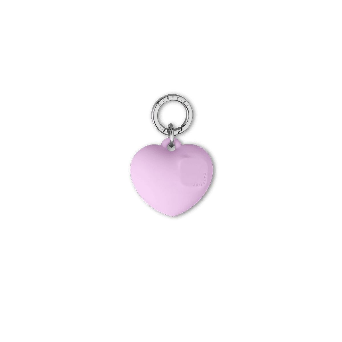 Charm Keychain - Puffy Heart - Primrose Pink  | Image 1