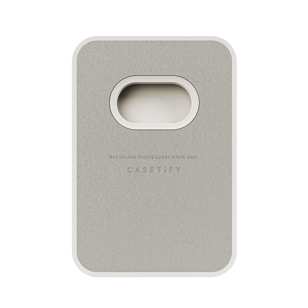 Snappy Ripple Wallet MagSafe Compatible - White