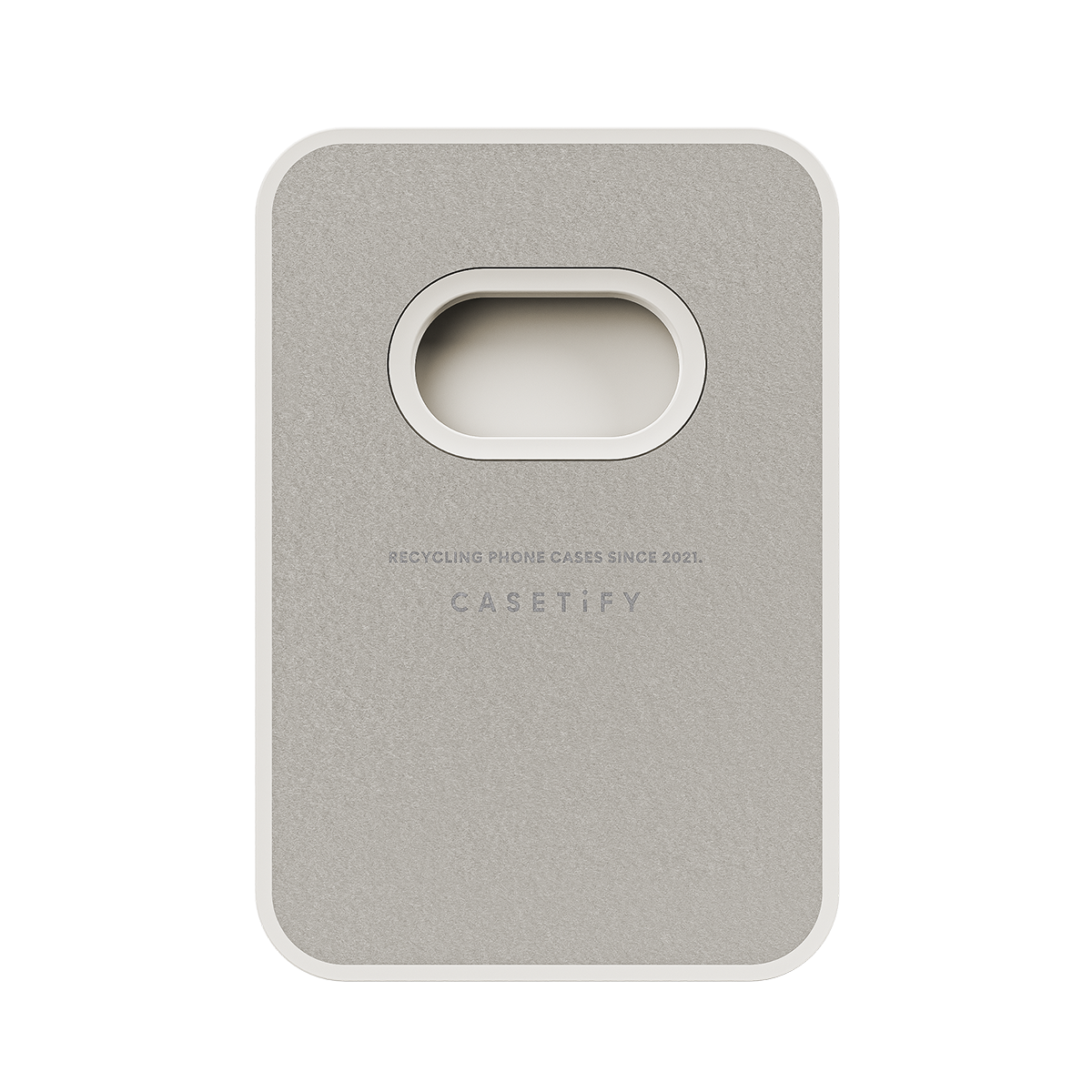 Snappy Ripple Wallet MagSafe Compatible - White