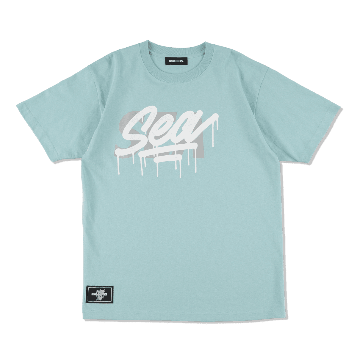 WDS x CASETiFY T-shirt Triple Name Main Logo Mint L | Image 1