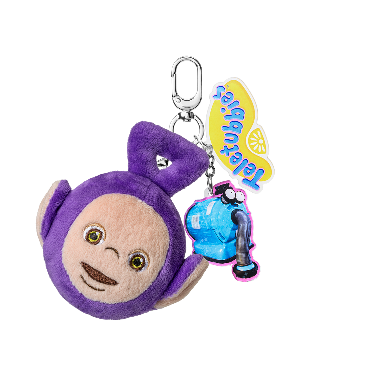 Meet the Teletubbies Special Set (Tinky Winky) - iPhone 16 Pro Max MagSafe Impact Case + Teletubbies Phone Case Dangler Blind Box + Teletubbies Phone Chain