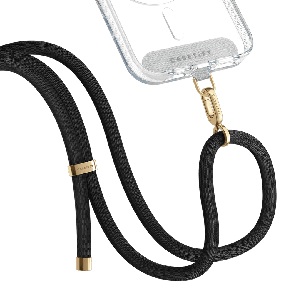 Rope Cross-body Strap - Black Gold (8mm) | Image 1