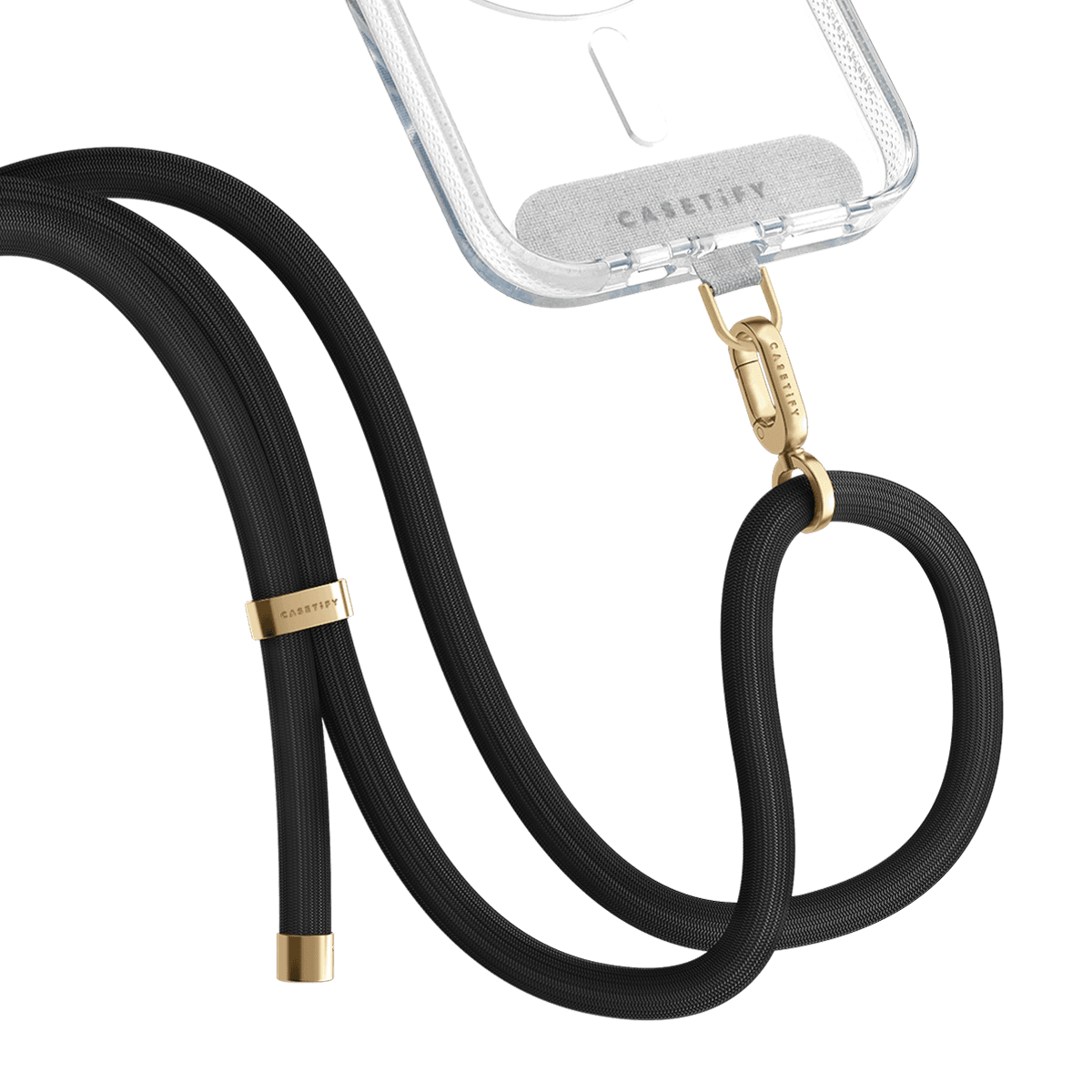 Rope Cross-body Strap - Black Gold (8mm) | Image 1