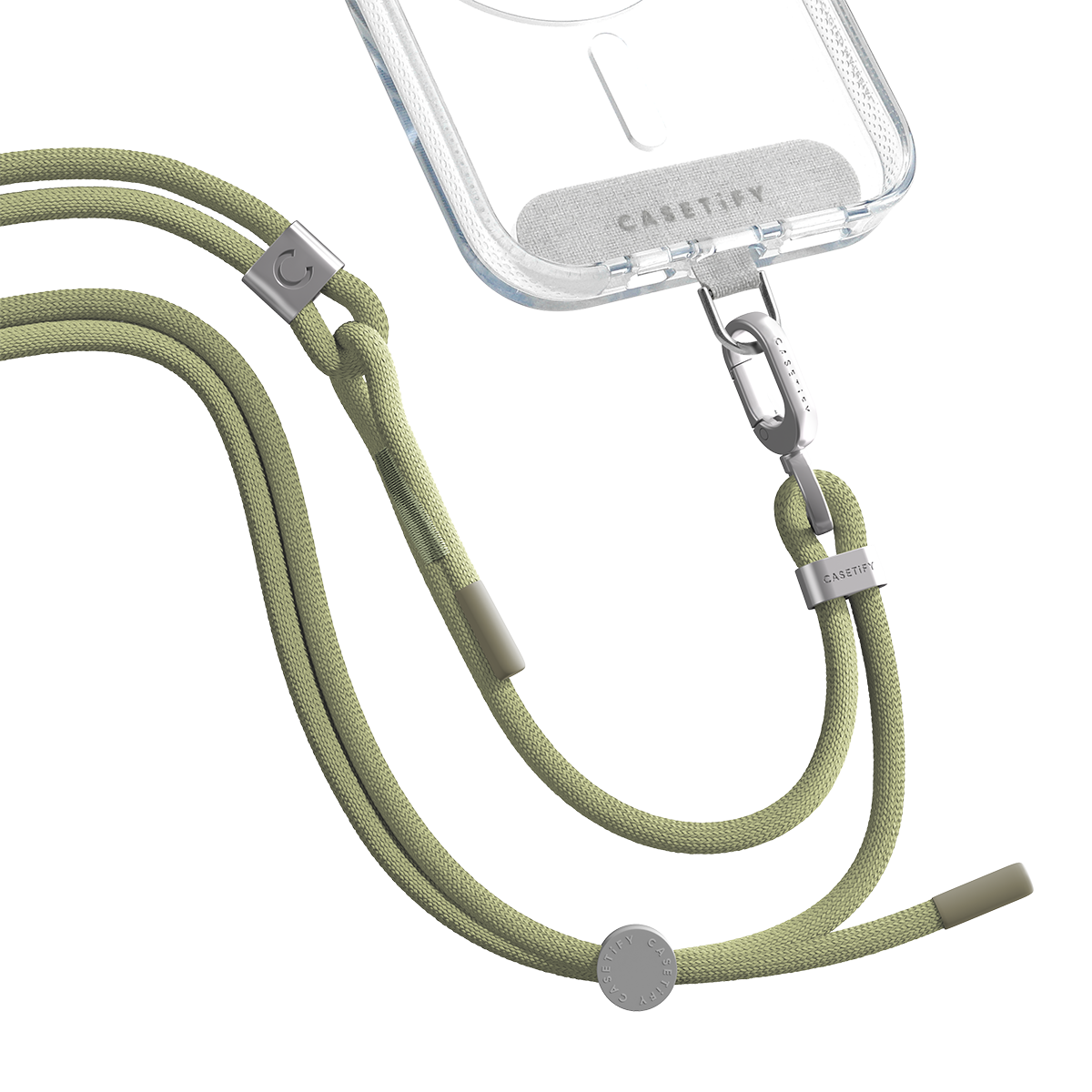 Rope Cross-body Strap - Khaki (6mm) | Image 1