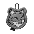 Maison Kitsuné Earbuds Plush Pouch (Grey)  | Image 1