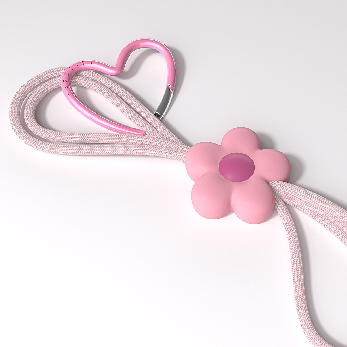PowerThru USB-C to USB-C Flower Cable - Radish