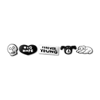 INAPSQUARE The Push-In Pin Set (Big Hope, Cute Dog, Forever Young, Sleepy Dog, White Skull) | Image 1