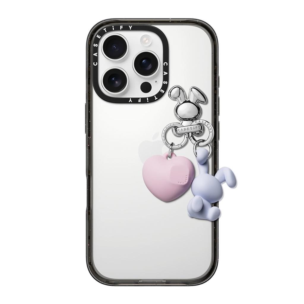 Charm Keychain - Bunny - Periwinkle