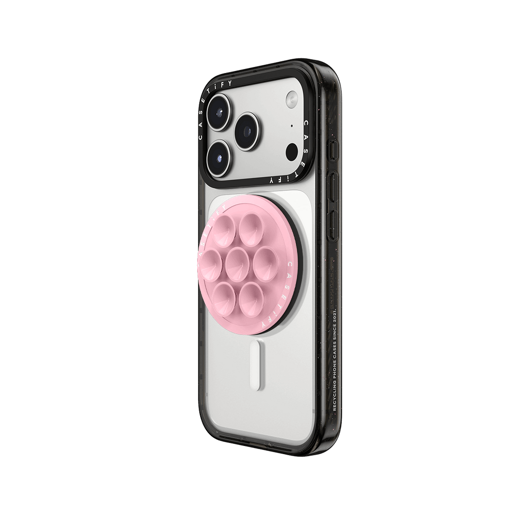 Snappy Snap & Stick Grip Stand MagSafe Compatible - Pink