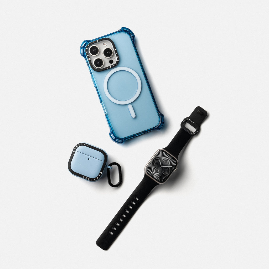 Little Twin Stars Starlit Adventures Earbuds Case | AirPods 4 & 5 / Earbuds Bounce Case / Sky Blue | Image 4