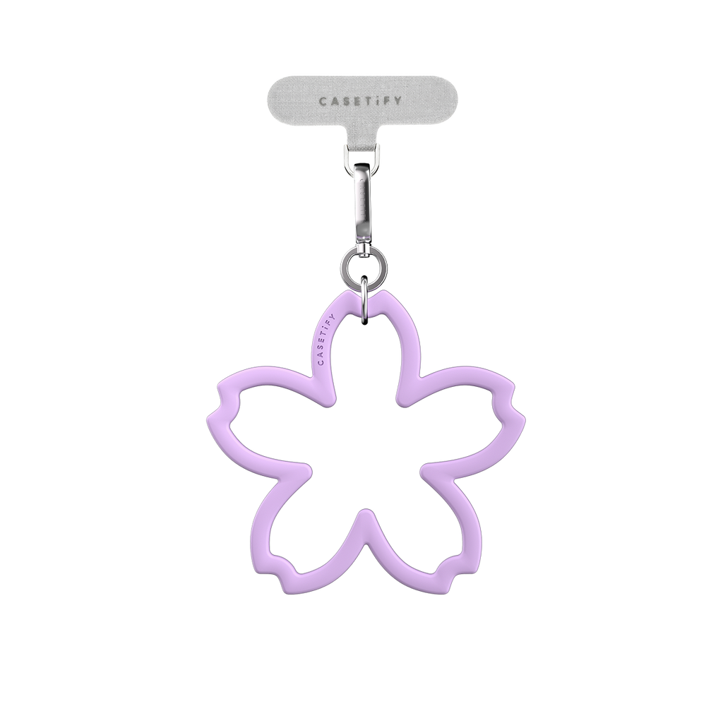 Flower Phone Wristlet - Lavender