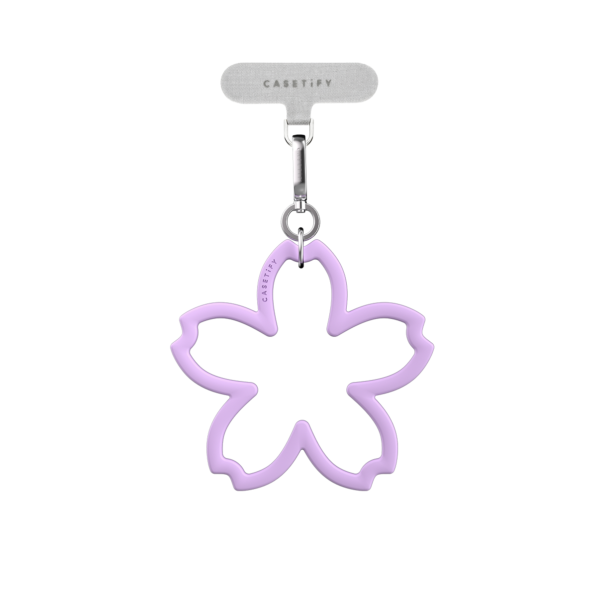 Flower Phone Wristlet - Lavender