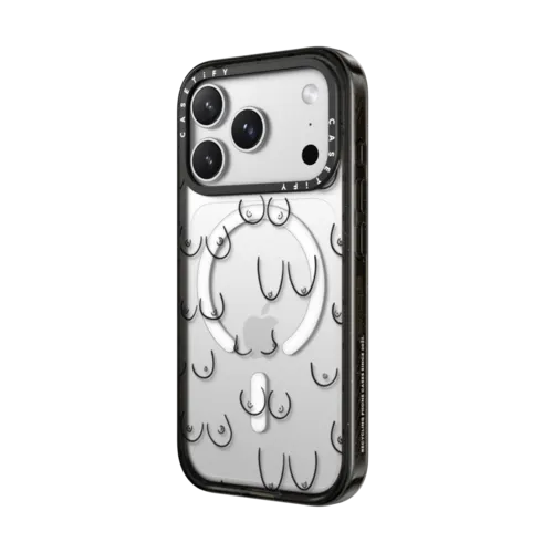 BOOBIES | iPhone 17 Pro Max / Impact Case MagSafe Compatible / Black | Image 2