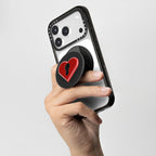 Snappy Love Lock Grip Stand - Red Heart