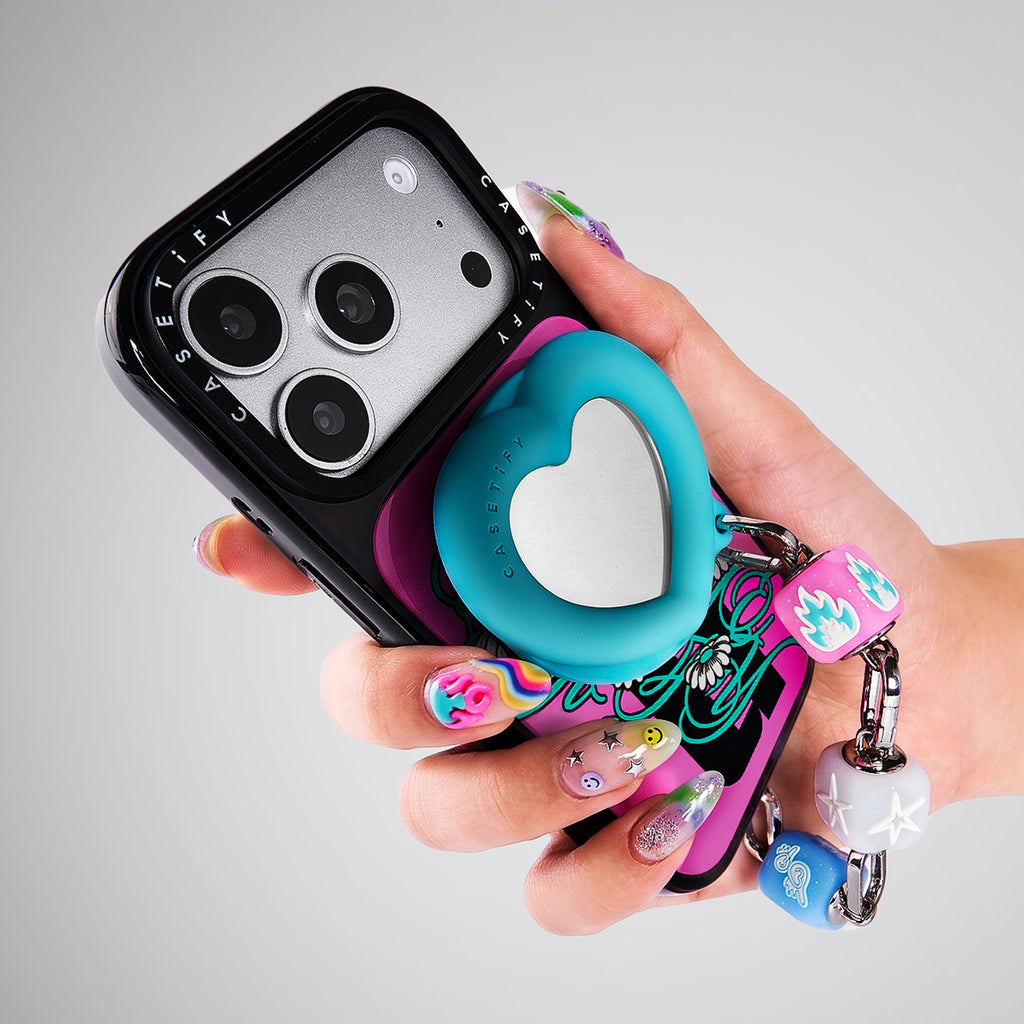 Snappy Candy Mirror Grip Stand - Mint Blue