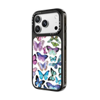 Butterfly Rainbow | iPhone 18 Pro Max / Impact Case MagSafe Compatible - Glossy / Glossy Black | Image 2
