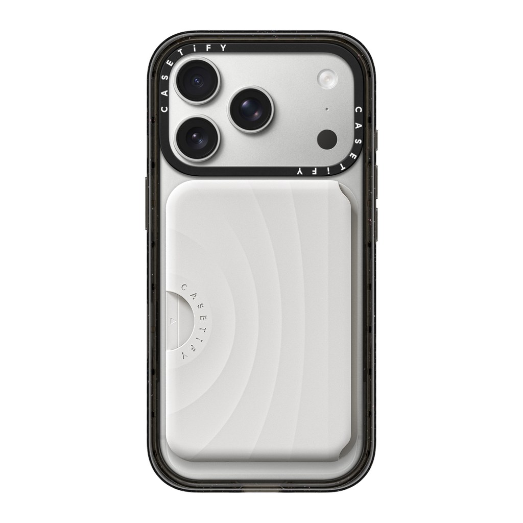 Snappy Ripple Wallet MagSafe Compatible - White | Image 1