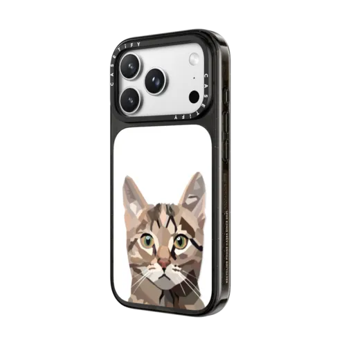 Cat | iPhone 18 Pro Max / Impact Case MagSafe Compatible - Glossy / Glossy Black | Image 2
