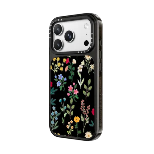 Spring Botanicals 2 | iPhone 18 Pro Max / Impact Case MagSafe Compatible - Glossy / Glossy Black | Image 2