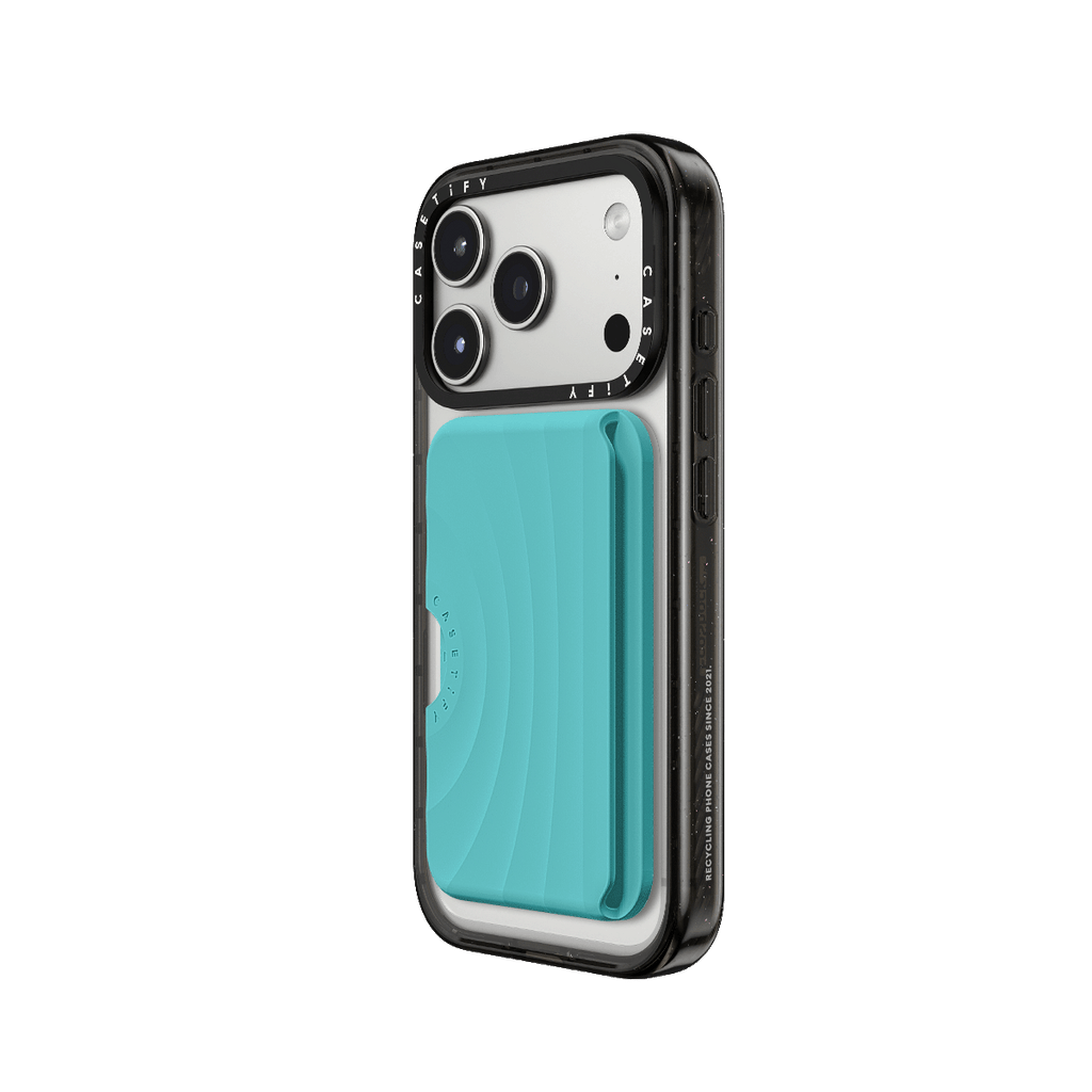 Snappy Ripple Wallet MagSafe Compatible - Mint Blue