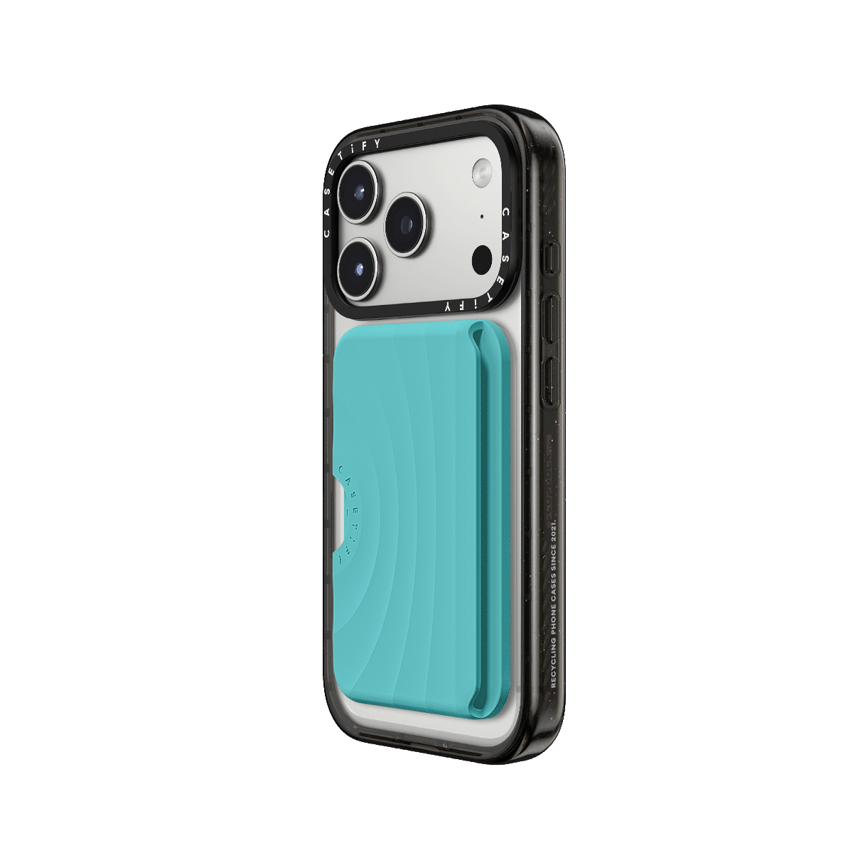 Snappy Ripple Wallet MagSafe Compatible - Mint Blue