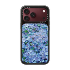 Nantucket Blue Hydrangeas | iPhone 18 Pro Max / Impact Case MagSafe Compatible - Glossy / Glossy Black | Image 1