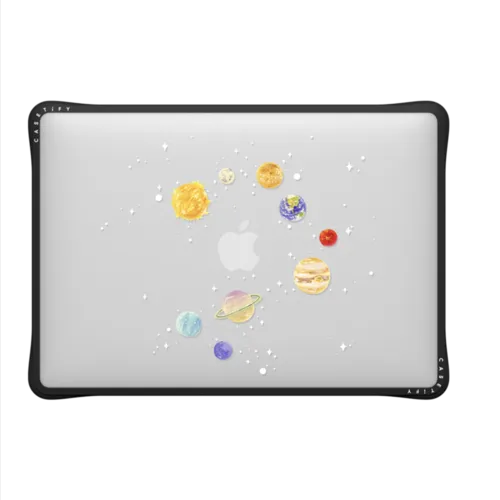 Solar System (Macbook Case) | MacBook Air 13-inch (M1 / Intel) / MacBook Impact Case / Black | Image 2