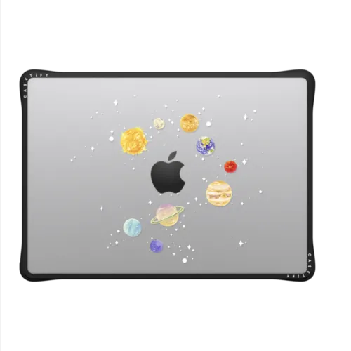 Solar System (Macbook Case) | MacBook Pro 14-inch (M1 - M5) / MacBook Impact Case / Black | Image 2